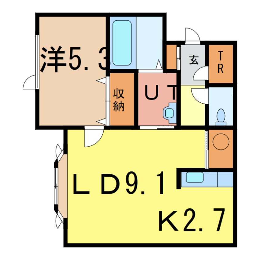 間取図 ノヴェル3・13Ｂ