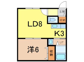 間取図 ダイヤハイツ神楽６．１２