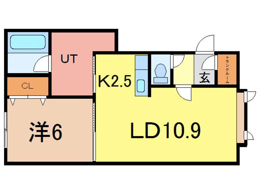 間取図 ボックス南A