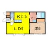 Latif（ﾗﾃｨﾌ） 1LDKの間取り