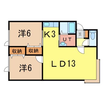 間取図 セレーノ神楽