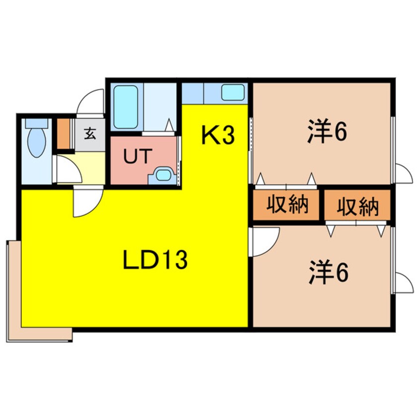 間取図 セレーノ神楽