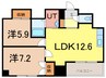 エンドレス２６ 2LDKの間取り