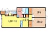 SEEDⅤ 2LDKの間取り