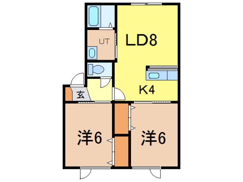 間取図 CALME821