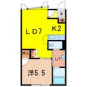 モリスピレネⅡの間取図