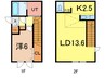 ラ・ルネッタ 1LDKの間取り