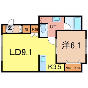 間取図 アルト３４