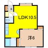 ＡＺ-１ 1LDKの間取り