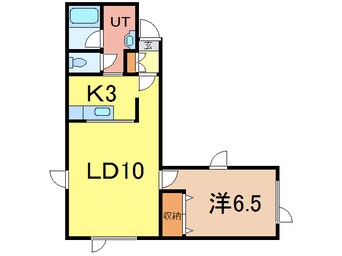 間取図 バンビーノ２条