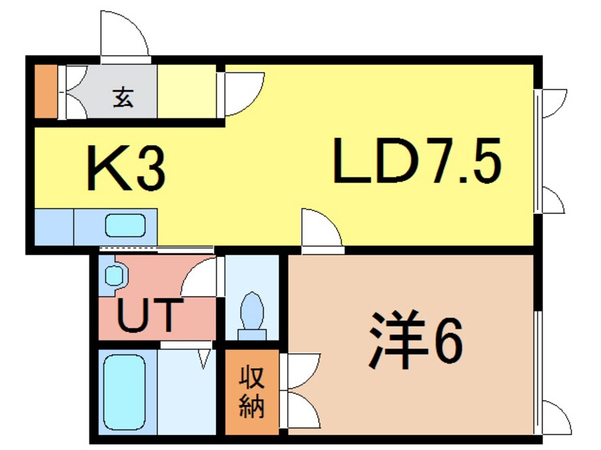 間取図 タウンズ豊岡