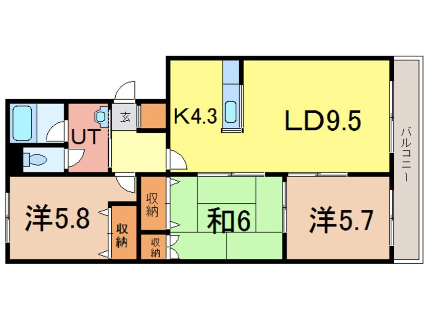 間取図 レジデンスすみのい