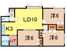 ウィスタリア 3LDKの間取り