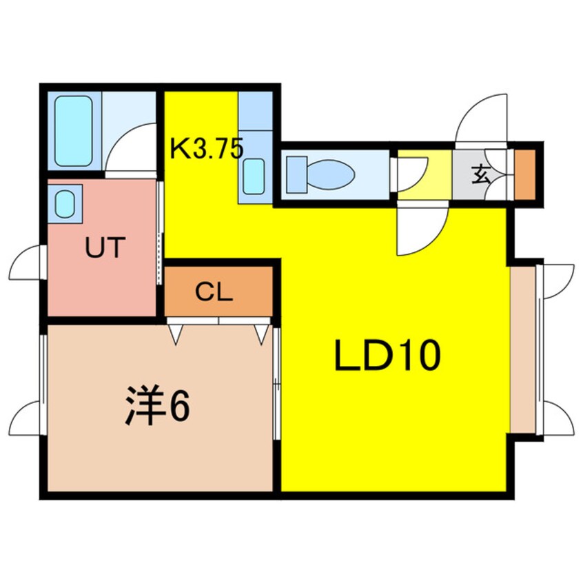 間取図 クリスタル１