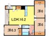 エスパシオ6・19 3LDKの間取り