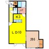 ＷＡＫＥ０７ 1LDKの間取り