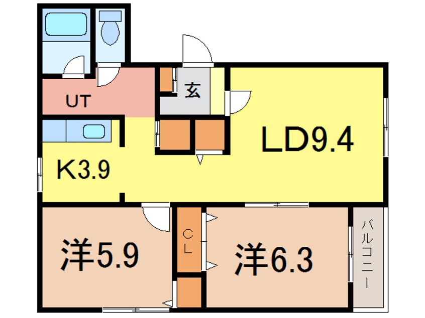 間取図 ピュアライフⅠ