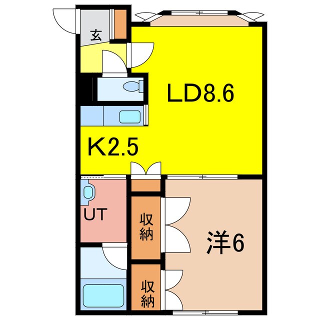 間取り図 クリスタルハイツ神楽