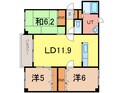 Ｅ２１－ユーメスの間取図