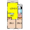 Ｋ．Ｍ．Ｋ　Ⅱ 2LDKの間取り