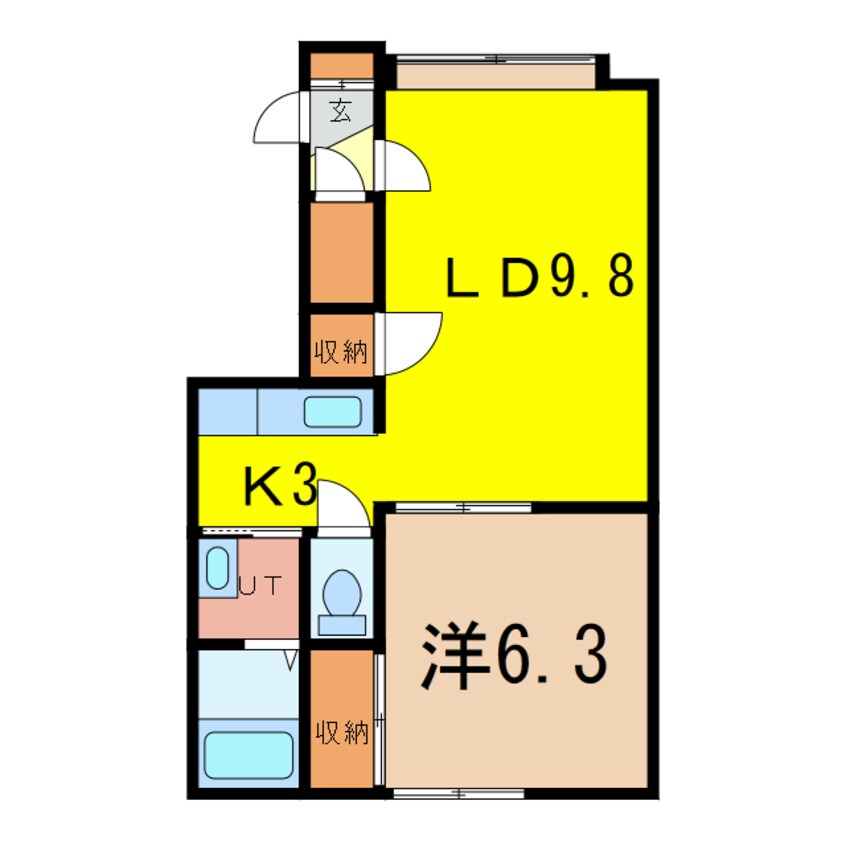 間取図 フレンドリーⅤ　Ｄ棟