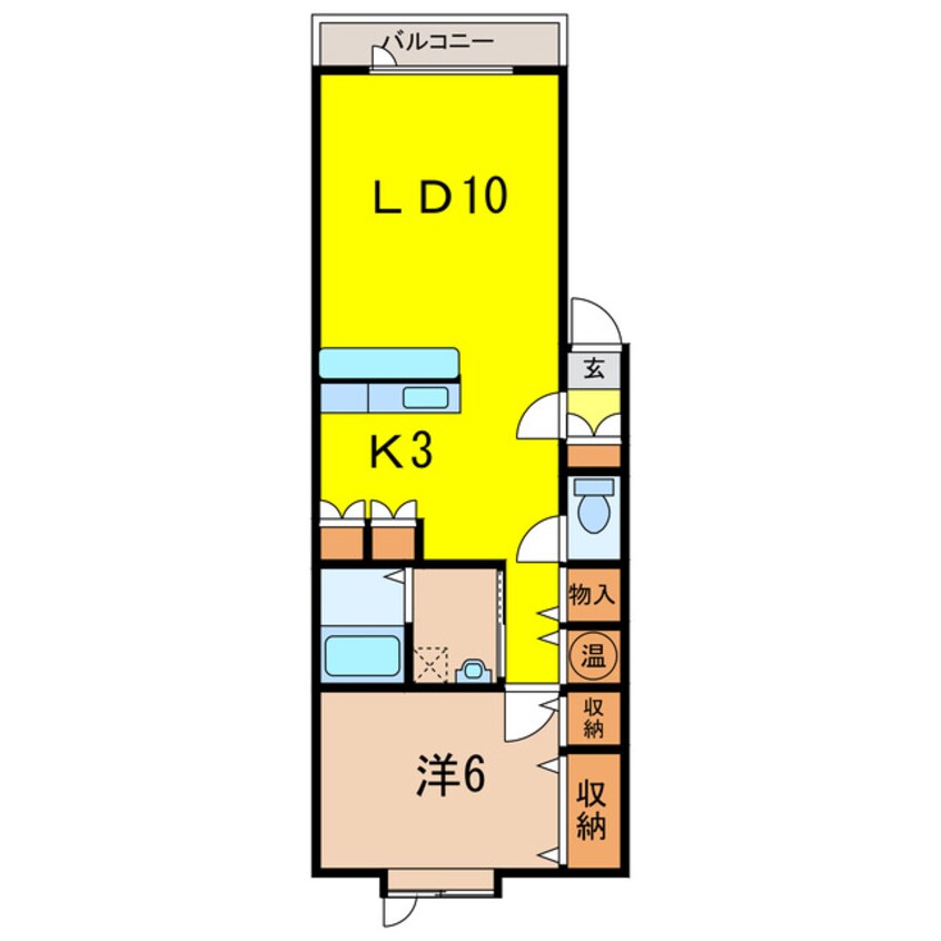 間取図 旭町スカイハイツB