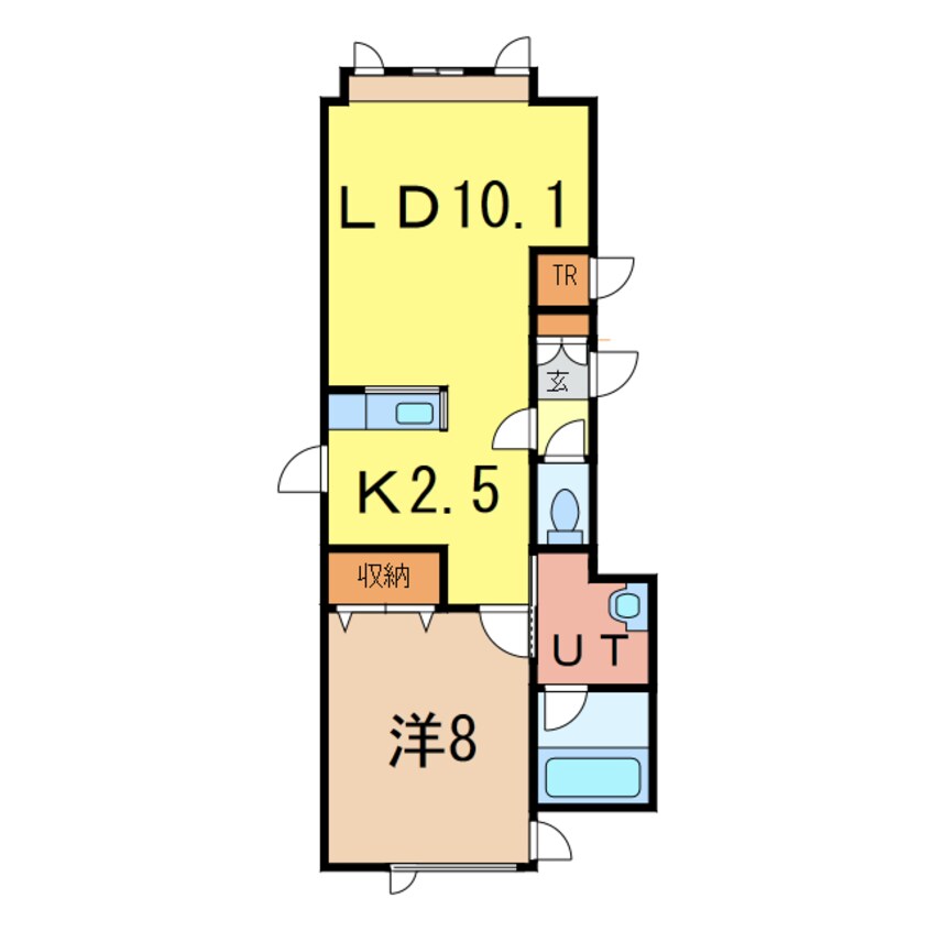 間取図 旭町スカイハイツＣ