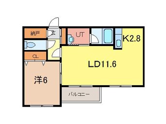 間取図 ベルオーブドゥ