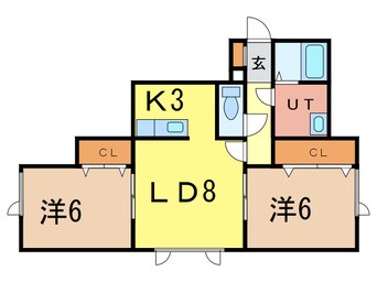 間取図 SKY Manshon