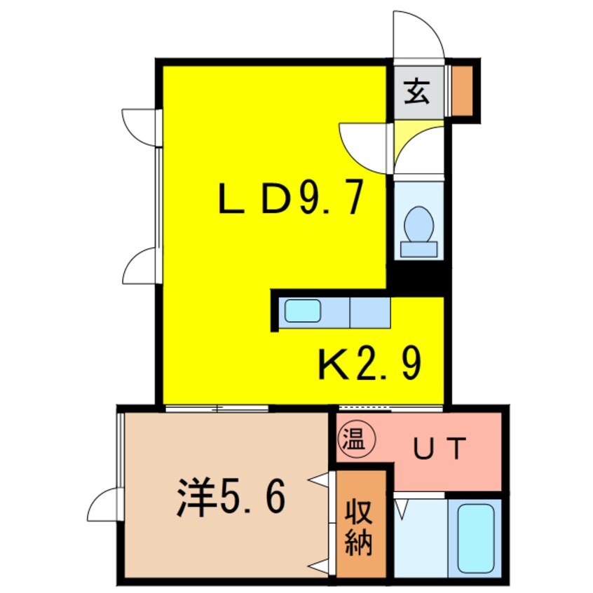 間取図 BONOSハイツ