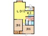 コーポラスＦ 2LDKの間取り