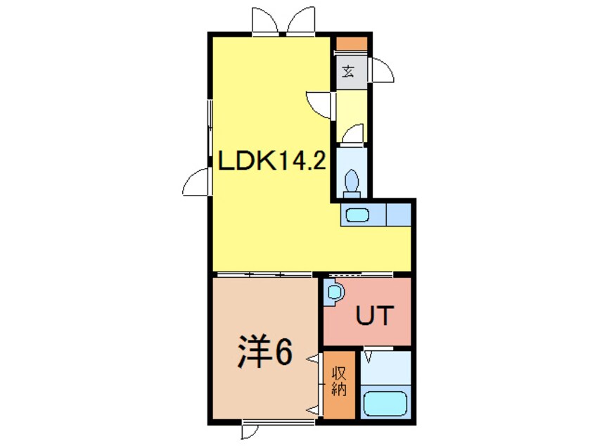 間取図 エストエール