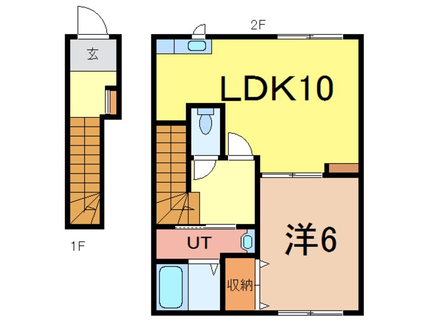 間取図 Ｍａｉｓｏｎｓ－Ｌａｆｆｉｔｔｅ