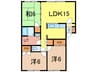 ラヴリーメゾン 3LDKの間取り