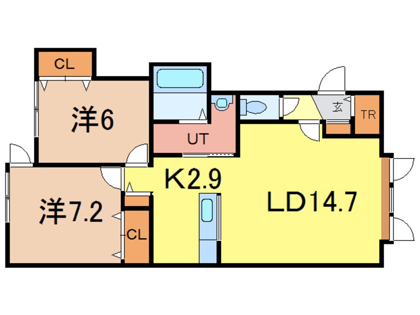 間取図 エルヴィータ