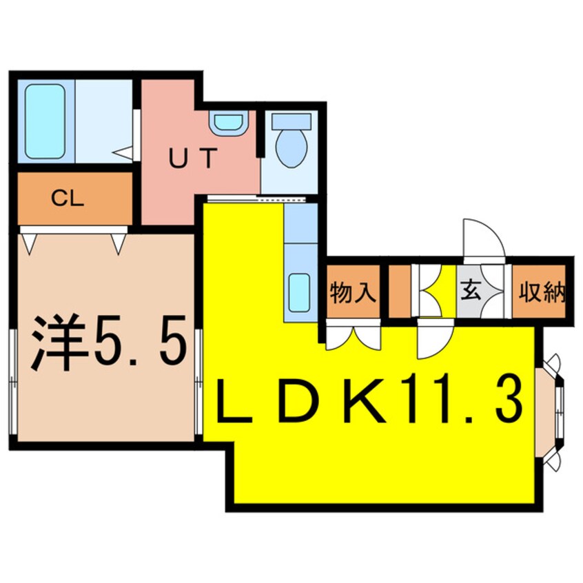 間取図 タウンズ6.1