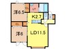 ＮＯＫ　Ｈｕｕｋ 2LDKの間取り