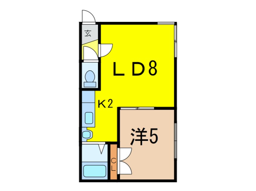 間取図 クリスタルハウス