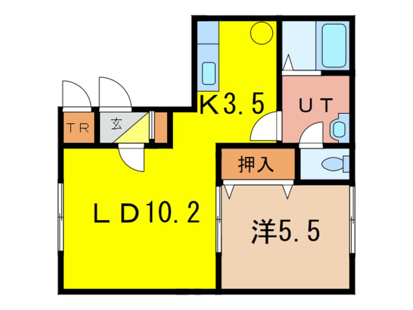 間取図 Ｒ＆Ｍ　first