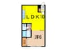 サンライフ錦町Ⅰ 1LDKの間取り