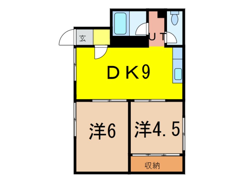 間取図 フローライト２・２