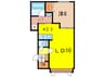 ワイステラ4 1LDKの間取り