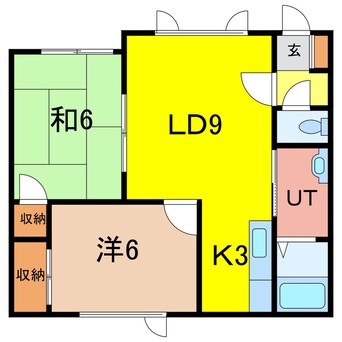 間取図 バードヒルハイツＢ棟