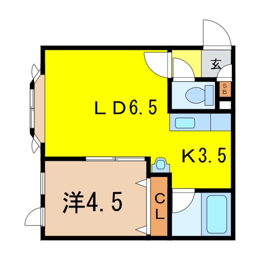 間取図 ロイヤルハープＴ