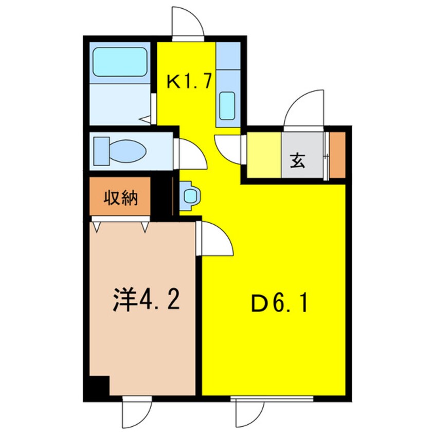 間取図 パークカトレア