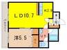 Genova（ｼﾞｪﾉﾊﾞ） 1LDKの間取り