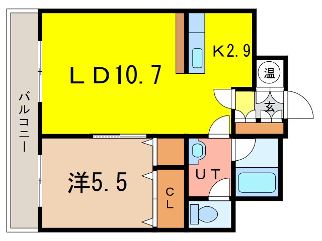 間取り図 Genova（ｼﾞｪﾉﾊﾞ）