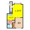 Ｋ.Ｍ.Ｋ 1LDKの間取り
