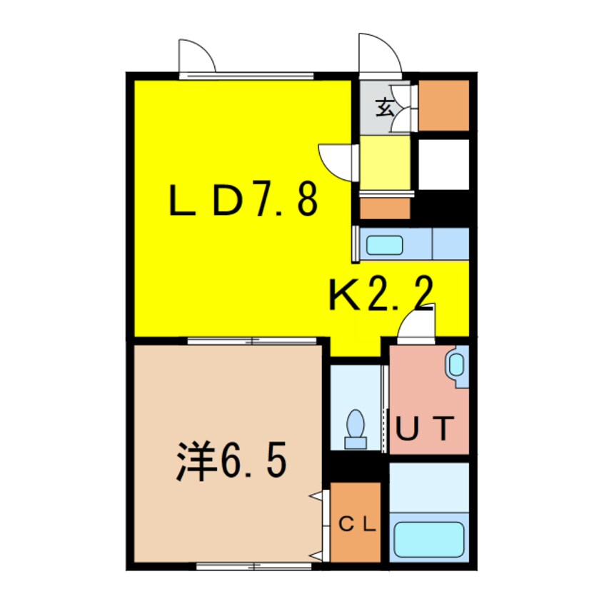 間取図 アメニティ３．１４