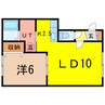 CHIKOマンション 1LDKの間取り